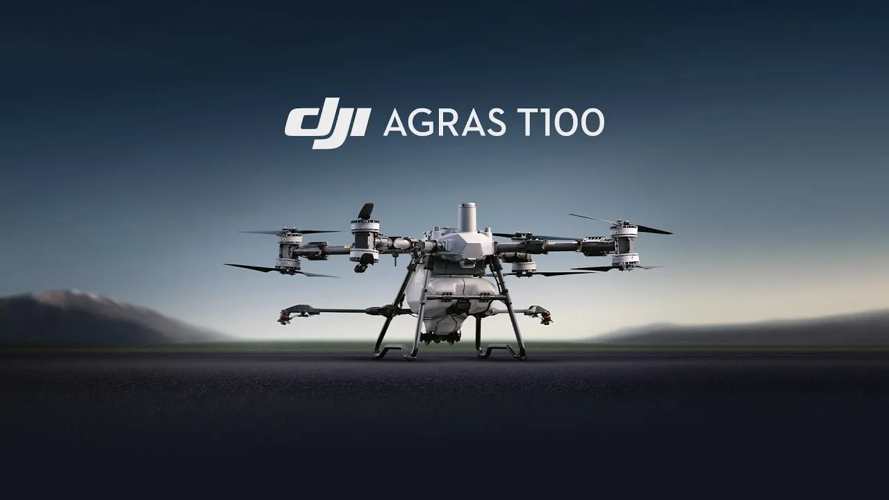 Video preview for DJI Agras T100